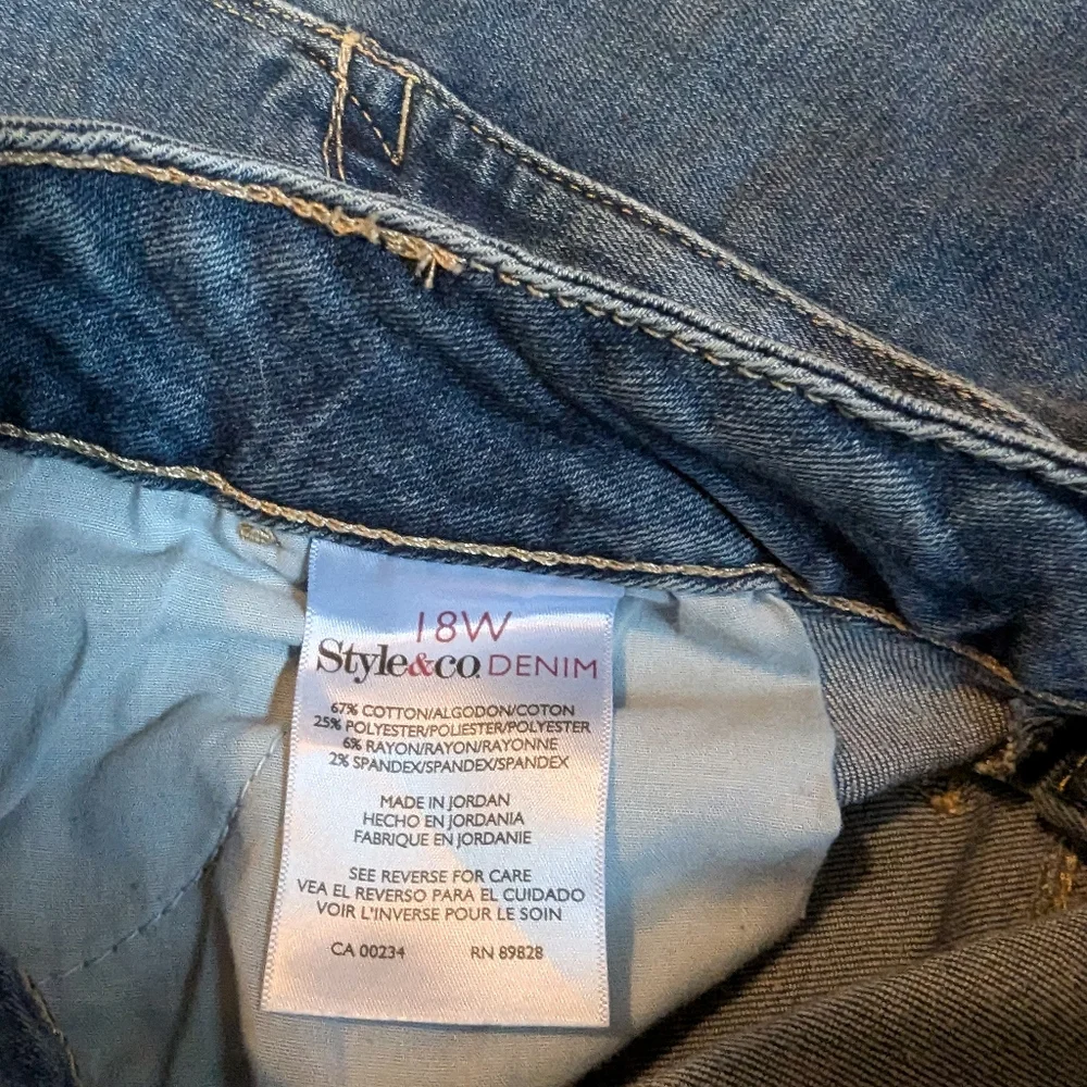 Style & Co flare jeans 18 nwt - Picture 6 of 11